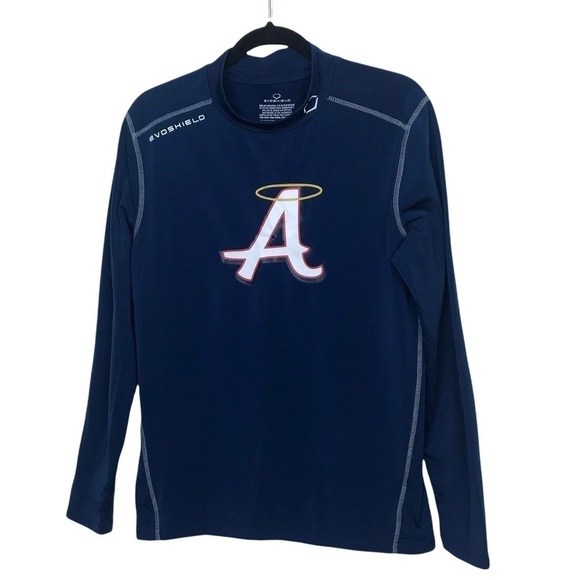 EvoShield Blue Long Sleeve Athletic Top - Picture 1 of 10